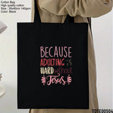 Design 461 - 480 Spiritual Elevation Tote Bag | Christian Gifts for Women | Faith Based Gifts | Christian Canvas Bags for Women