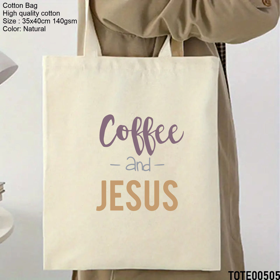 Design 461 - 480 Spiritual Elevation Tote Bag | Christian Gifts for Women | Faith Based Gifts | Christian Canvas Bags for Women