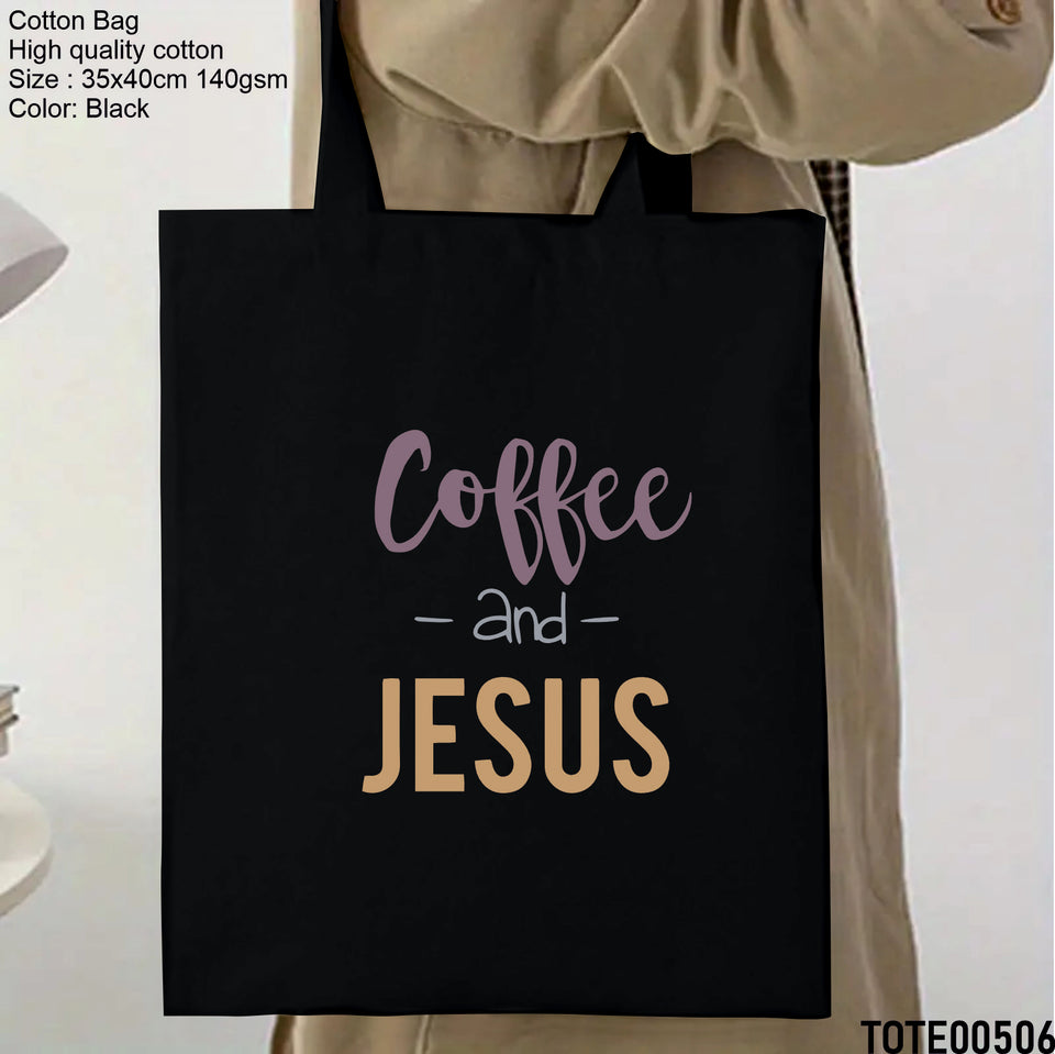 Design 461 - 480 Spiritual Elevation Tote Bag | Christian Gifts for Women | Faith Based Gifts | Christian Canvas Bags for Women