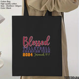 Design 481 - 500 Spiritual Elevation Tote Bag | Christian Gifts for Women | Faith Based Gifts | Christian Canvas Bags for Women